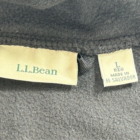 L.L. Bean Quarter Zip Fleece Pullover Size Large Women's - Picture 6 of 8